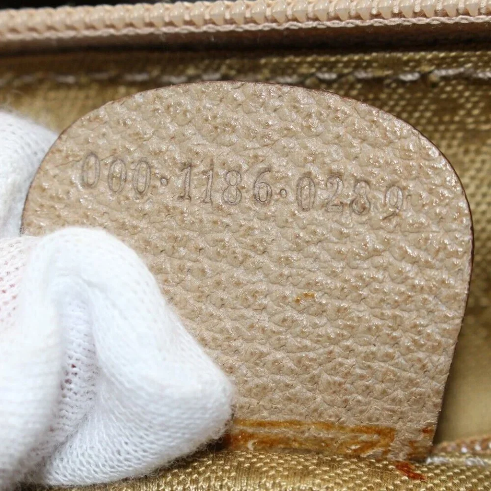 GUCCI Beige Suede Bamboo Dome 1GK1226K